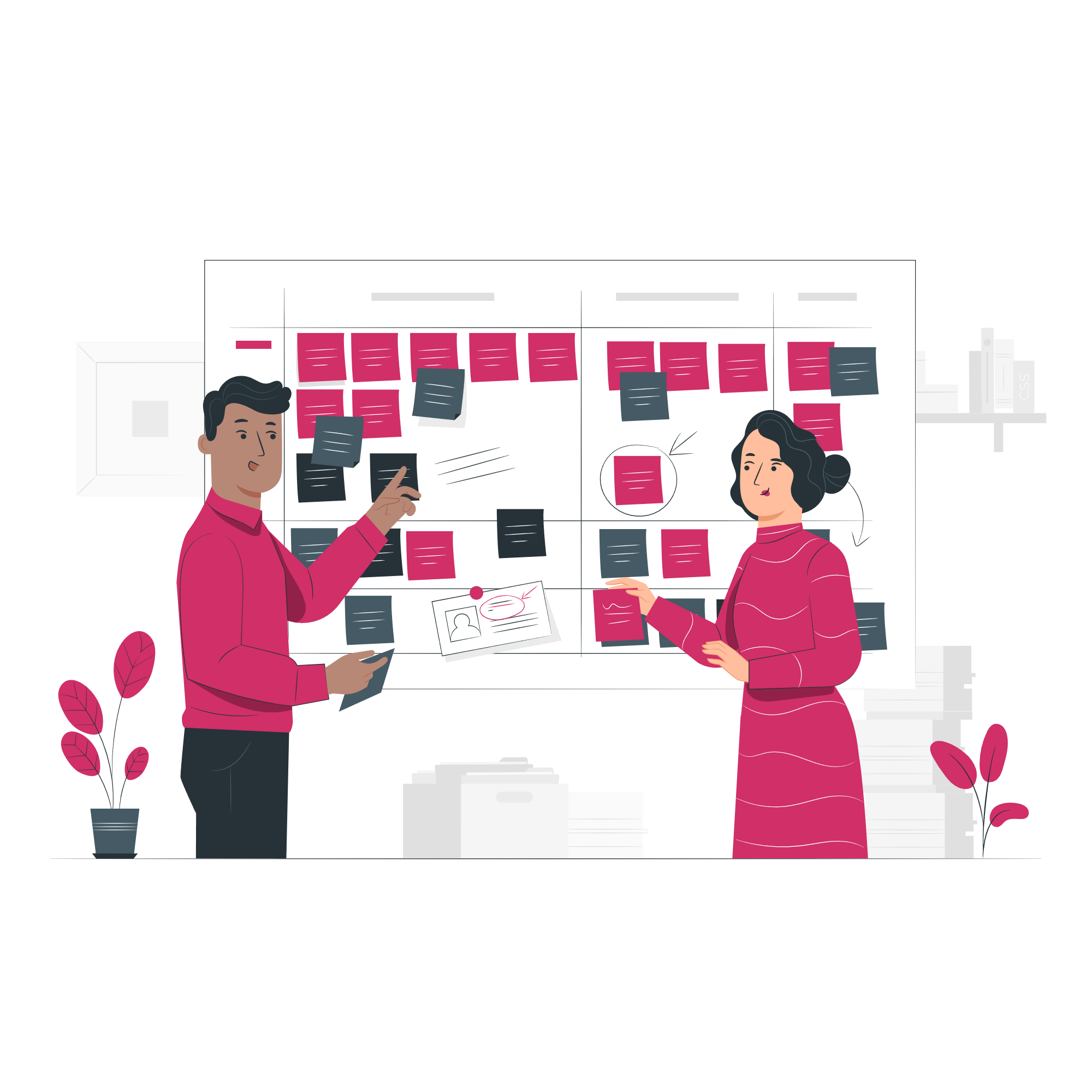 Illustration of financial learning